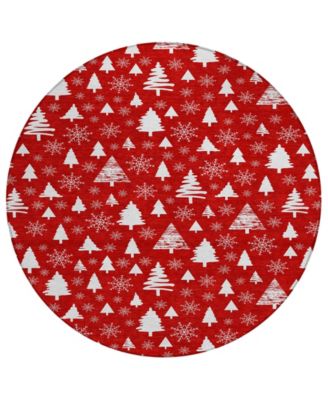 Addison - Holiday Washable Indoor/Outdoor ACN1815 Round Area Rug
