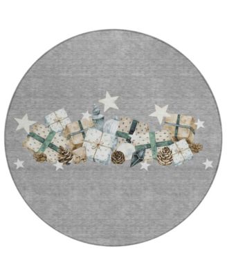 Addison - Holiday Washable Indoor/Outdoor ACN1825 Round Area Rug
