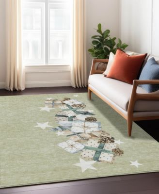 Holiday Washable Indoor/Outdoor ACN1825 8'x10' Area Rug