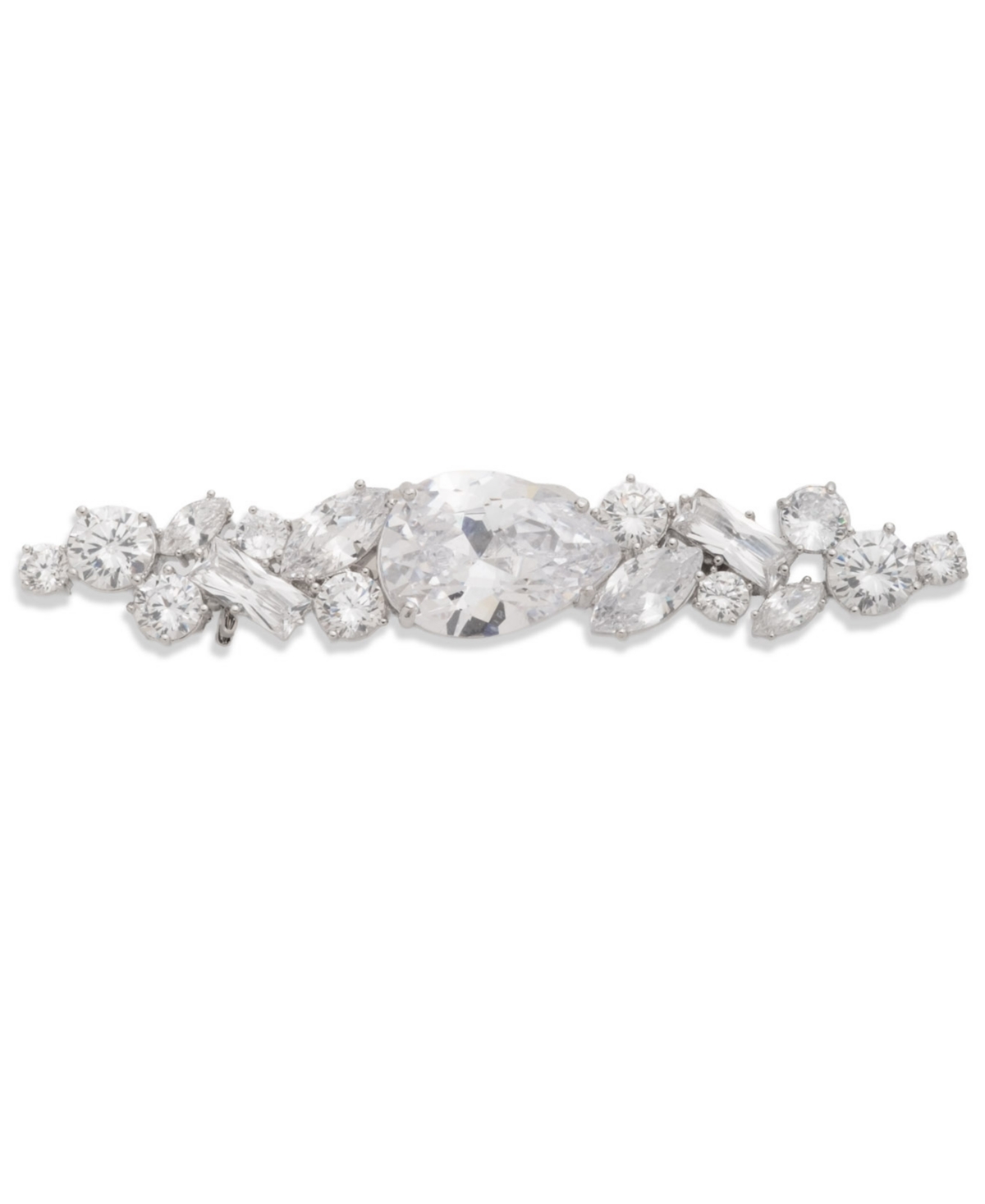 Givenchy Cubic Zirconia Boxed Pin In Metallic