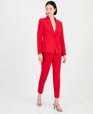 Women's One-Button Pantsuit Set