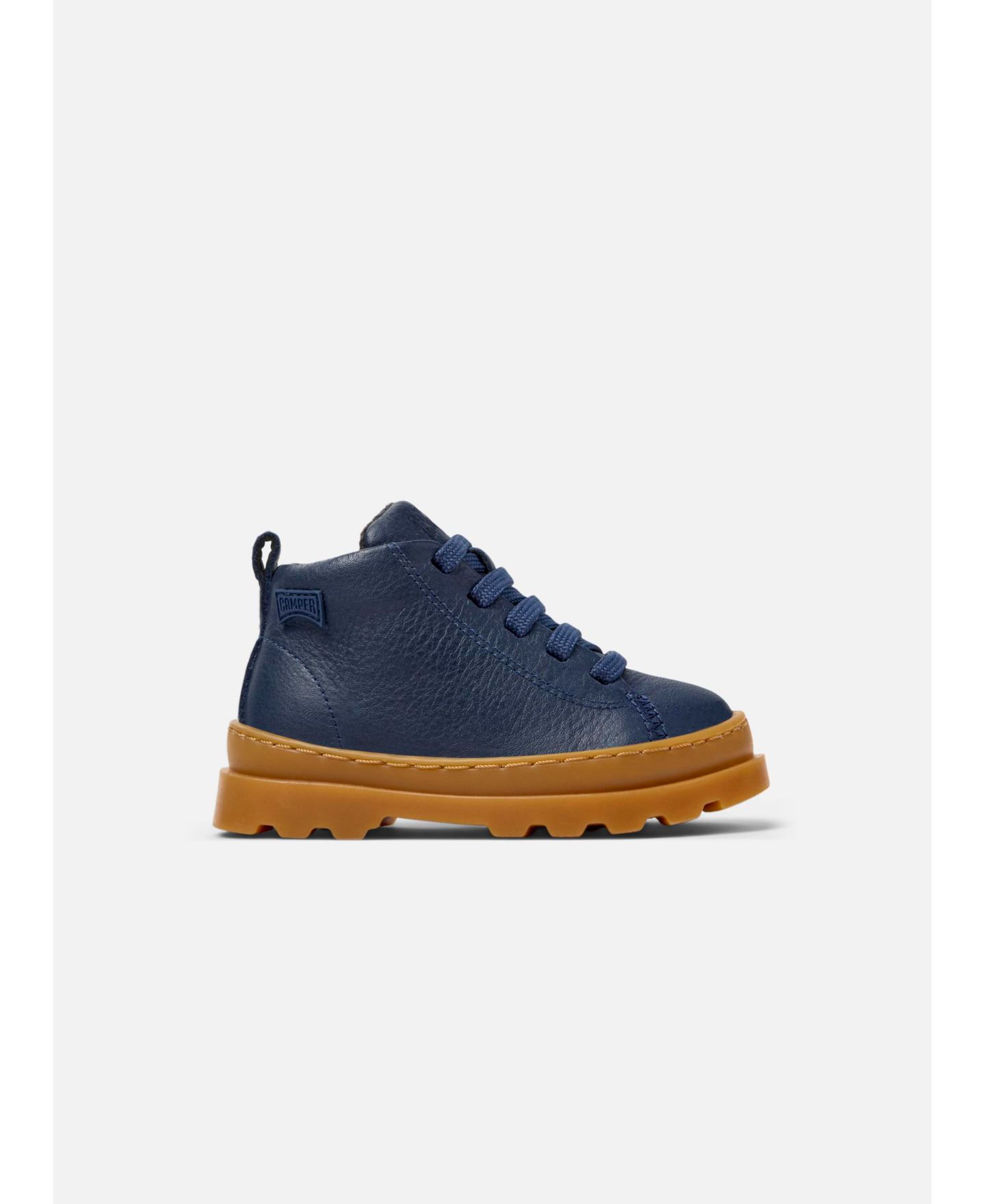 Ботинки Camper Brutus First Walker Leather Boots для малышей, цвет: Синий — фото 3