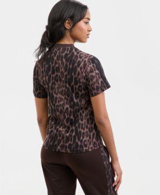Women's The Seasonal Essentials Leopard Print Crewneck T-Shirt