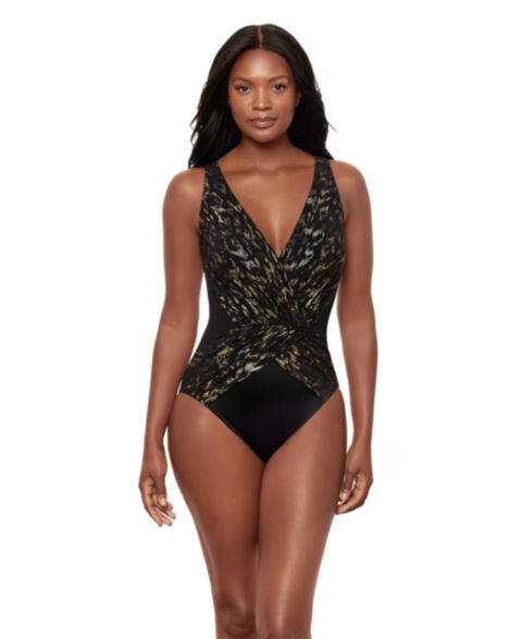 Женские купальники Miraclesuit Women's Illusionist Ibiza Tummy Control One Piece Swimsuit