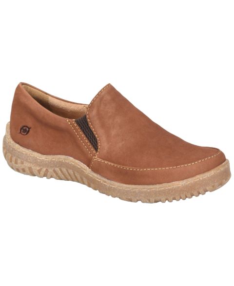 Женские кроссовки Born Breck Slip On, цвет: Рыжевато-коричневый нубуковый