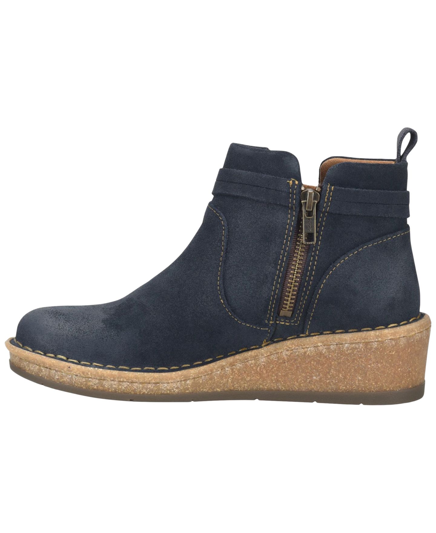 Женские ботинки Born Vaughn Round Toe Regular Booties, цвет: Тёмно-синий — фото 7