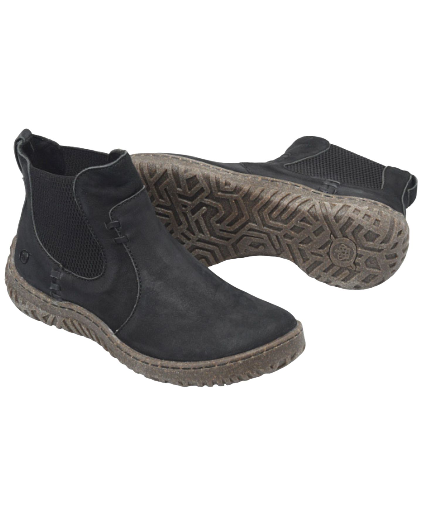 Женские ботинки Born Bali Chelsea Booties, цвет: Чёрный нубуковый — фото 8