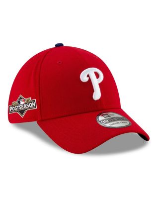 New Era - Men's Red Philadelphia Phillies 2025 MLB Postseason Side Patch 39THIRTY Flex Hat
