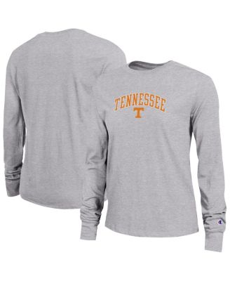 Women's Gray Tennessee Volunteers Arch Over Logo Long Sleeve T-Shirt