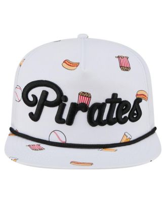 Men's White Pittsburgh Pirates Team Cheer Rope 19TWENTY Adjustable Hat