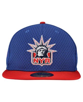 Men's Blue/Red New York Rangers Mesh Crown Two-Tone 59FIFTY Fitted Hat