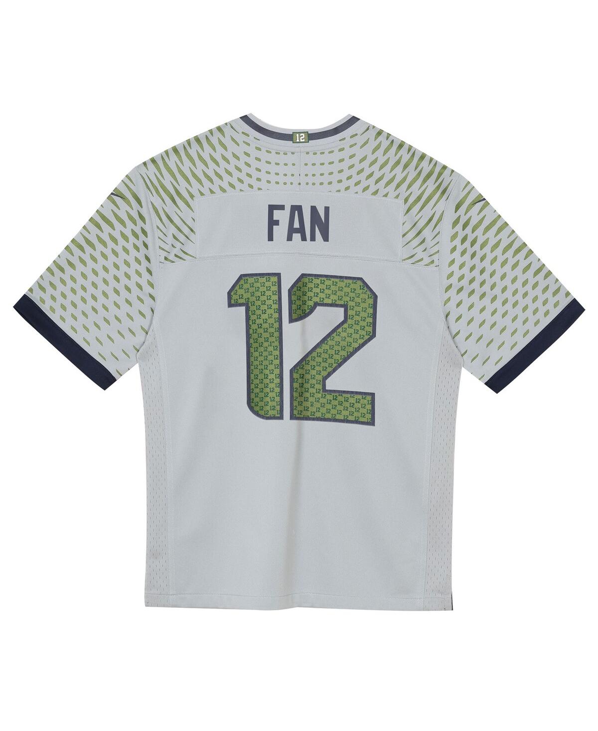 Nike Preschool 12s Wolf Gray 2025 Rivalries Collection Game Jersey