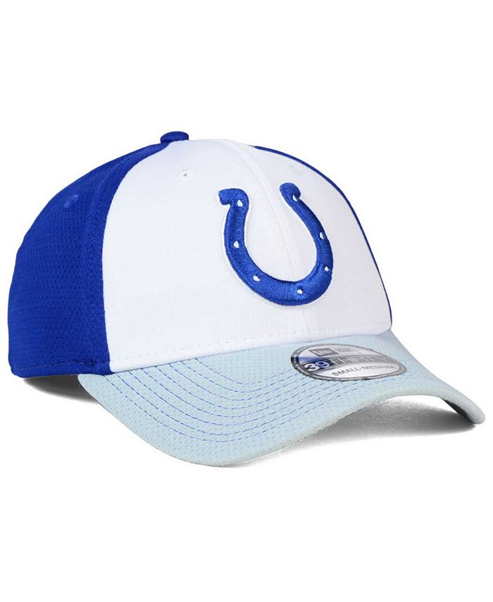 New Era Indianapolis Colts Chase White Front Mesh 39THIRTY Cap - Macy's
