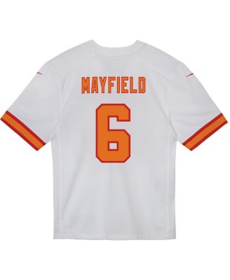 Baby Boys and Girls Baker Mayfield White '76 Tampa Bay Buccaneers Game Jersey