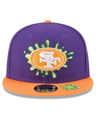 Big Boys and Girls Purple/Orange San Francisco 49ers Nickelodeon Slime 9FIFTY Snapback Hat