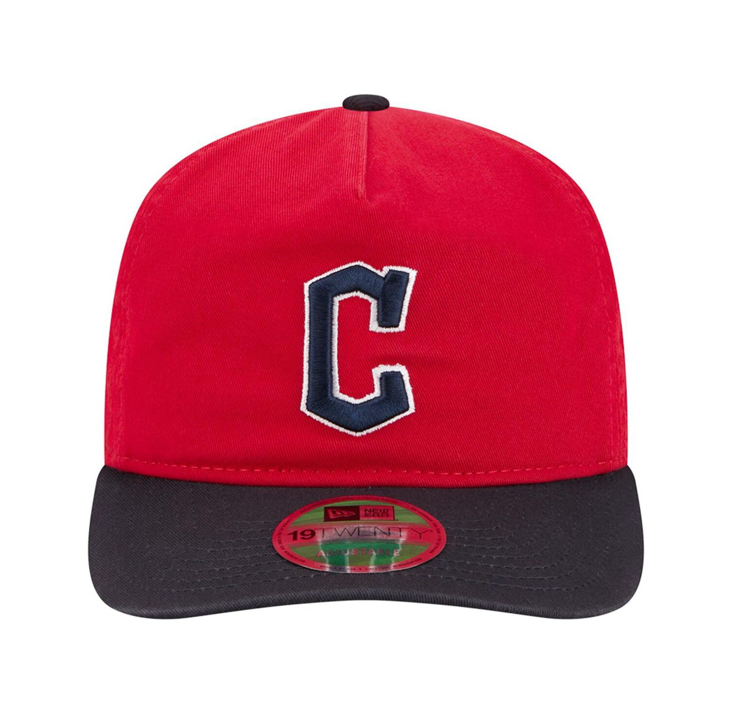 Men's Red Cleveland Guardians Team 19TWENTY Adjustable Hat