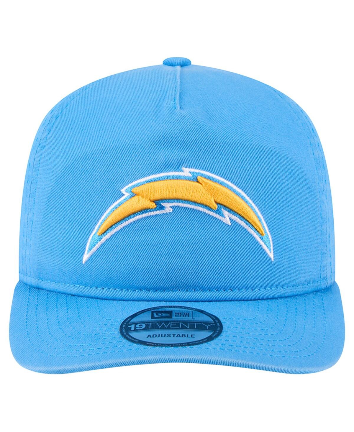 New Era Men'sâ Powder Blue Los Angeles Chargers Team 19twenty Adjustable Hat In Brown