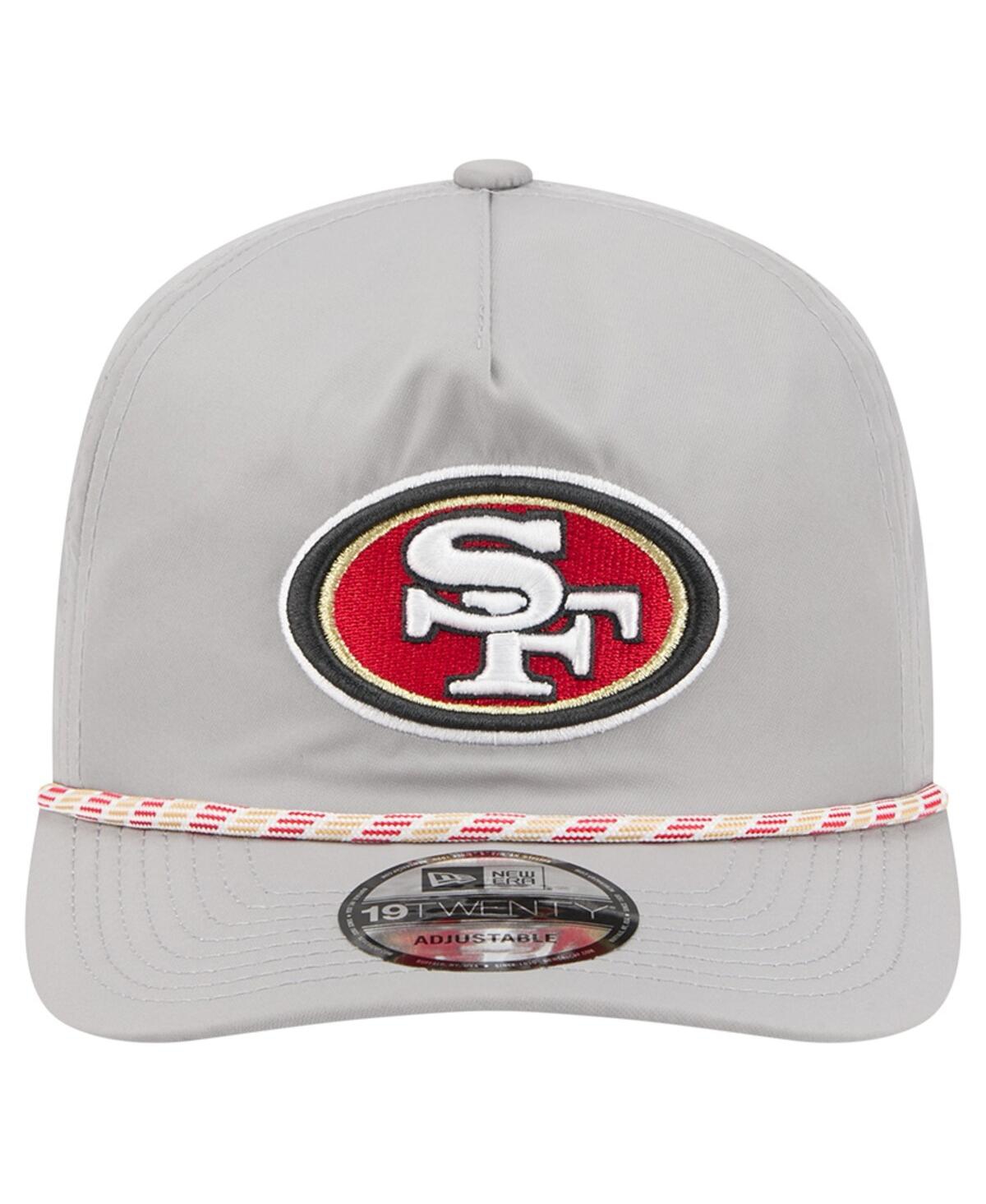 New Era Men'sâ Gray San Francisco 49ers Rope 19twenty Hat In Brown