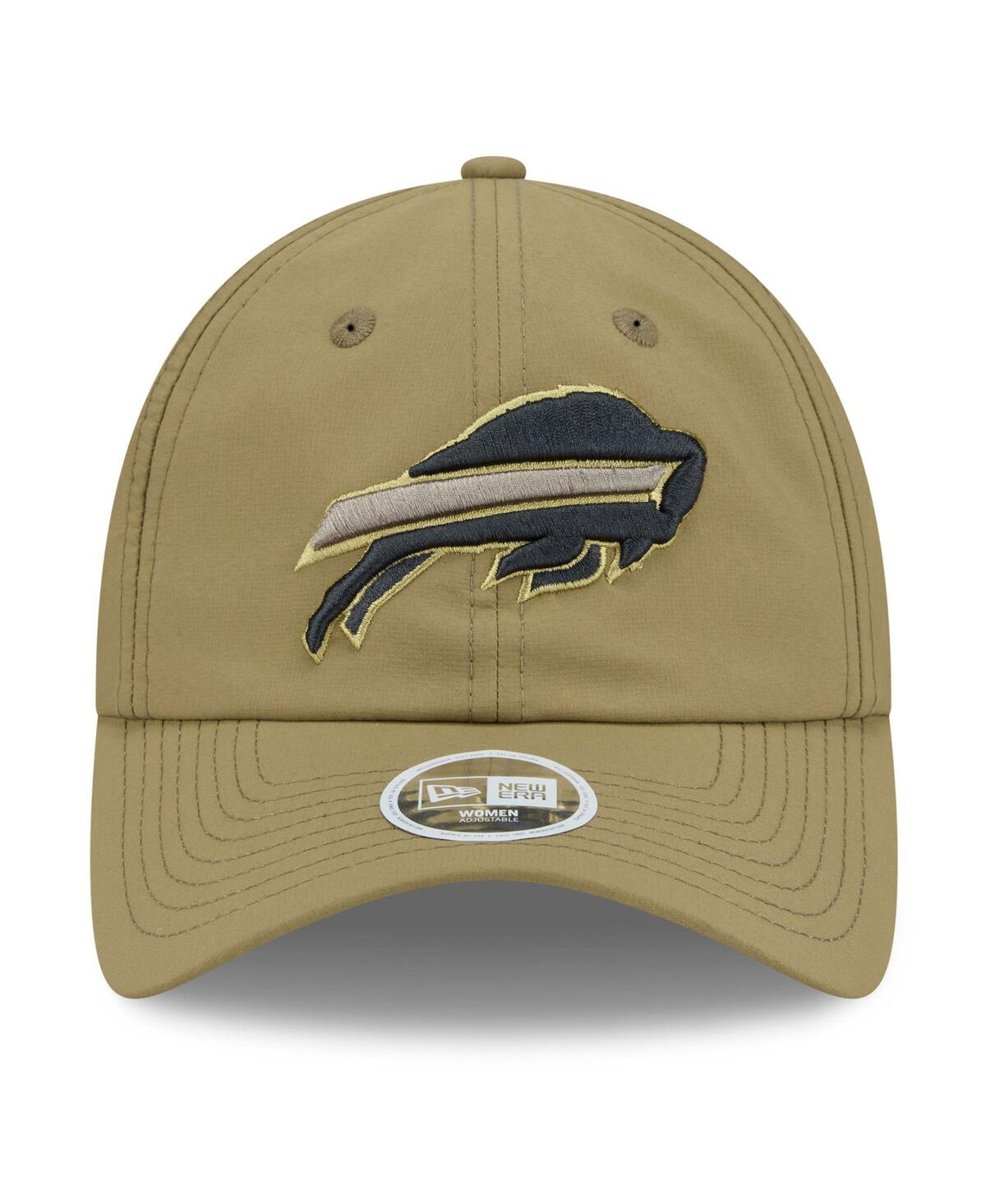New Era Women's Green Buffalo Bills 2025 Salute To Service Pony Tail Adjustable Hat In Green