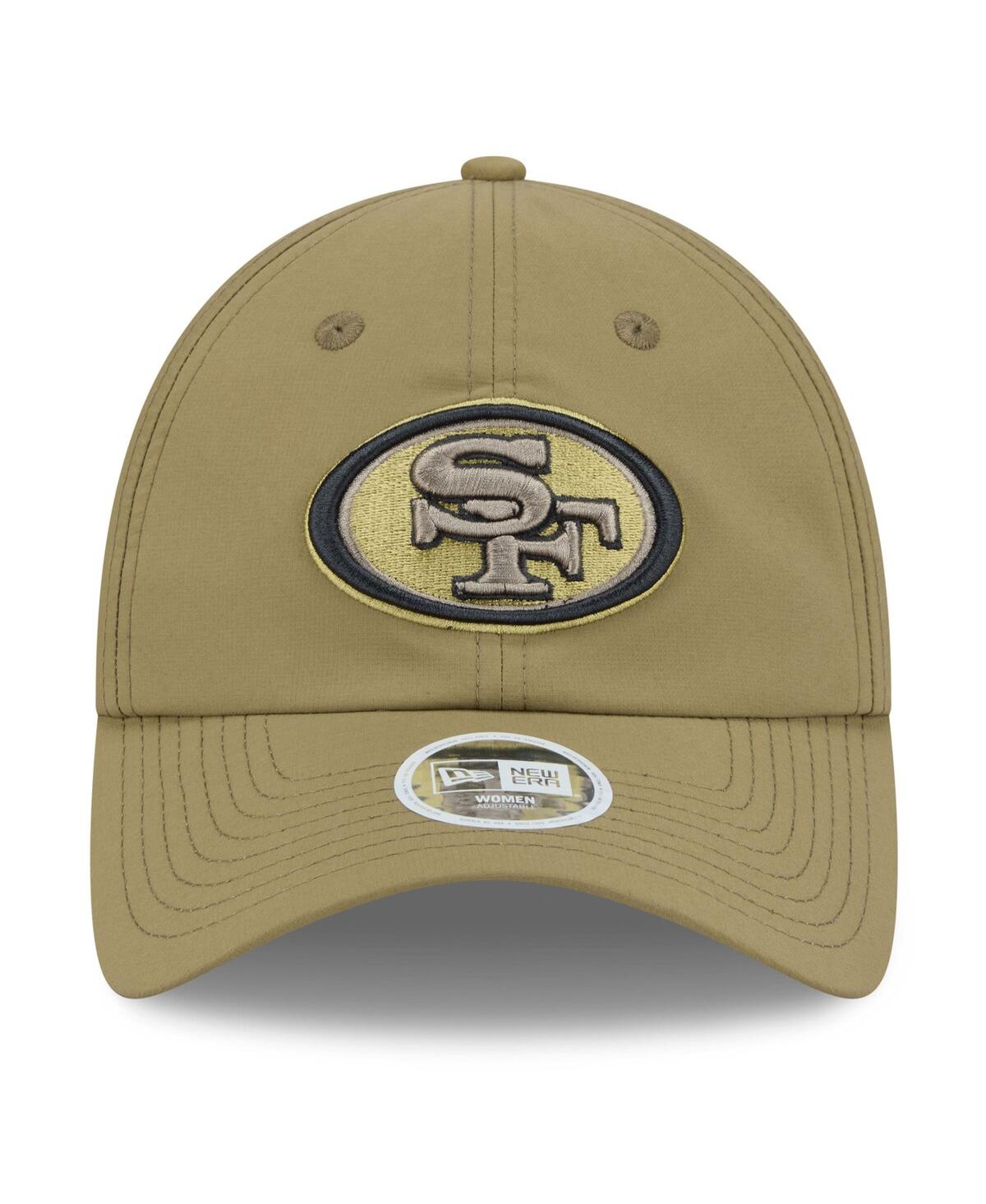 New Era Women's Green San Francisco 49ers 2025 Salute To Service Pony Tail Adjustable Hat In Green