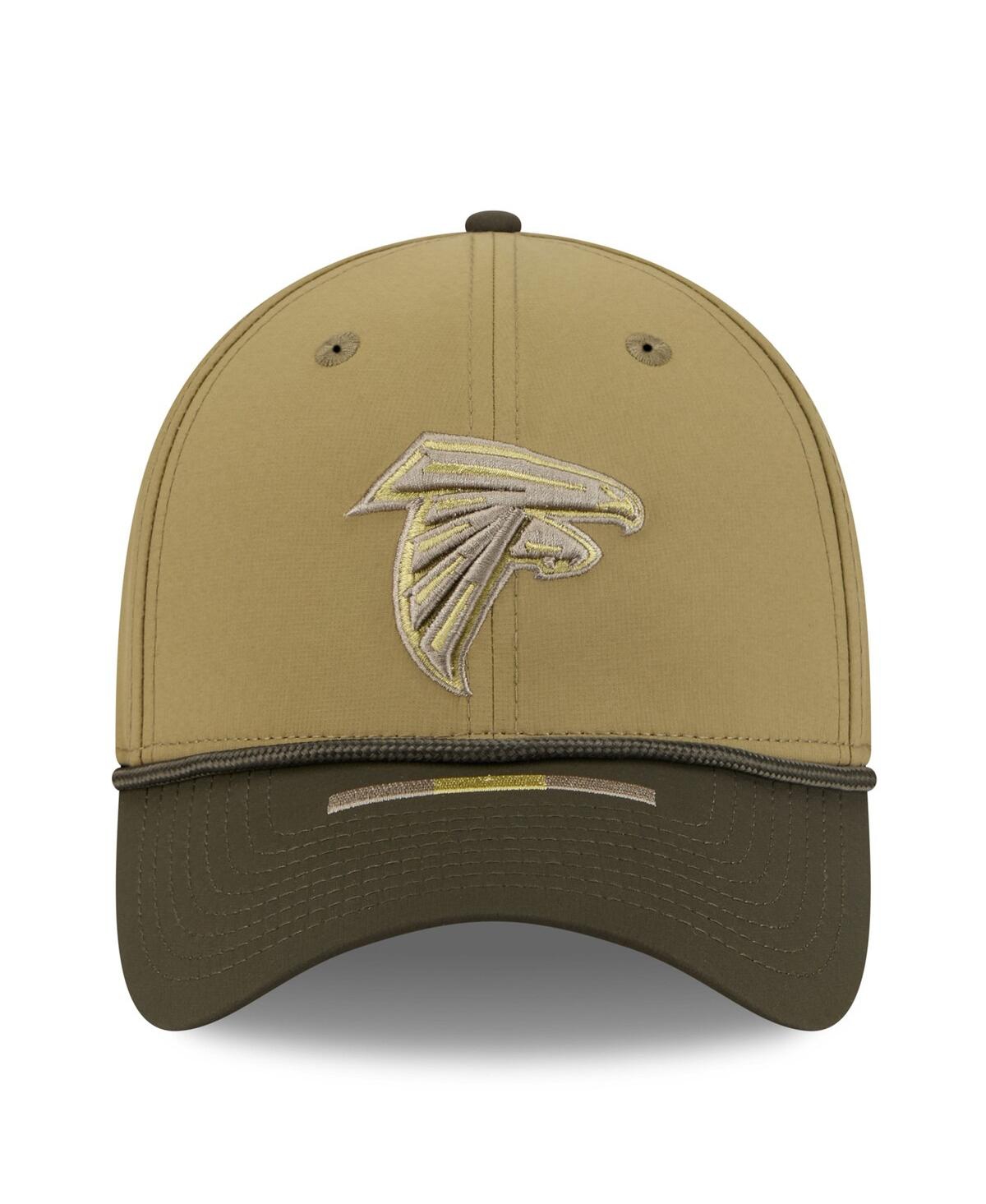 New Era Men's Green/dark Green Atlanta Falcons 2025 Salute To Service 39thirty Flex Hat In Green