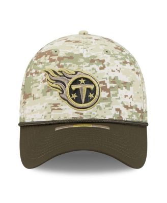 Men's Camo/Dark Green Tennessee Titans 2025 Salute to Service 39THIRTY Flex Hat