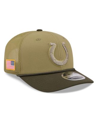 New Era - Men's Green Indianapolis Colts 2025 Salute to Service 9SEVENTY Adjustable Hat