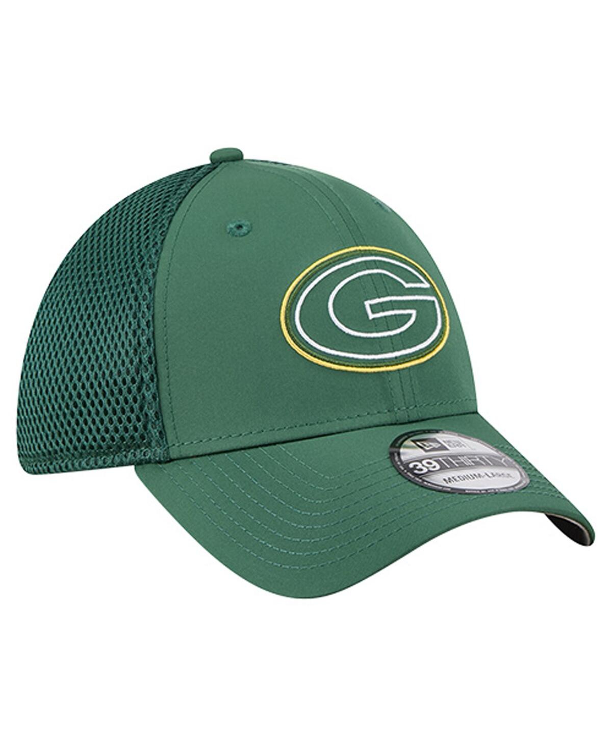 New Era Men'sâ Green Bay Packers Outline 39thirty Flex Hat In Green