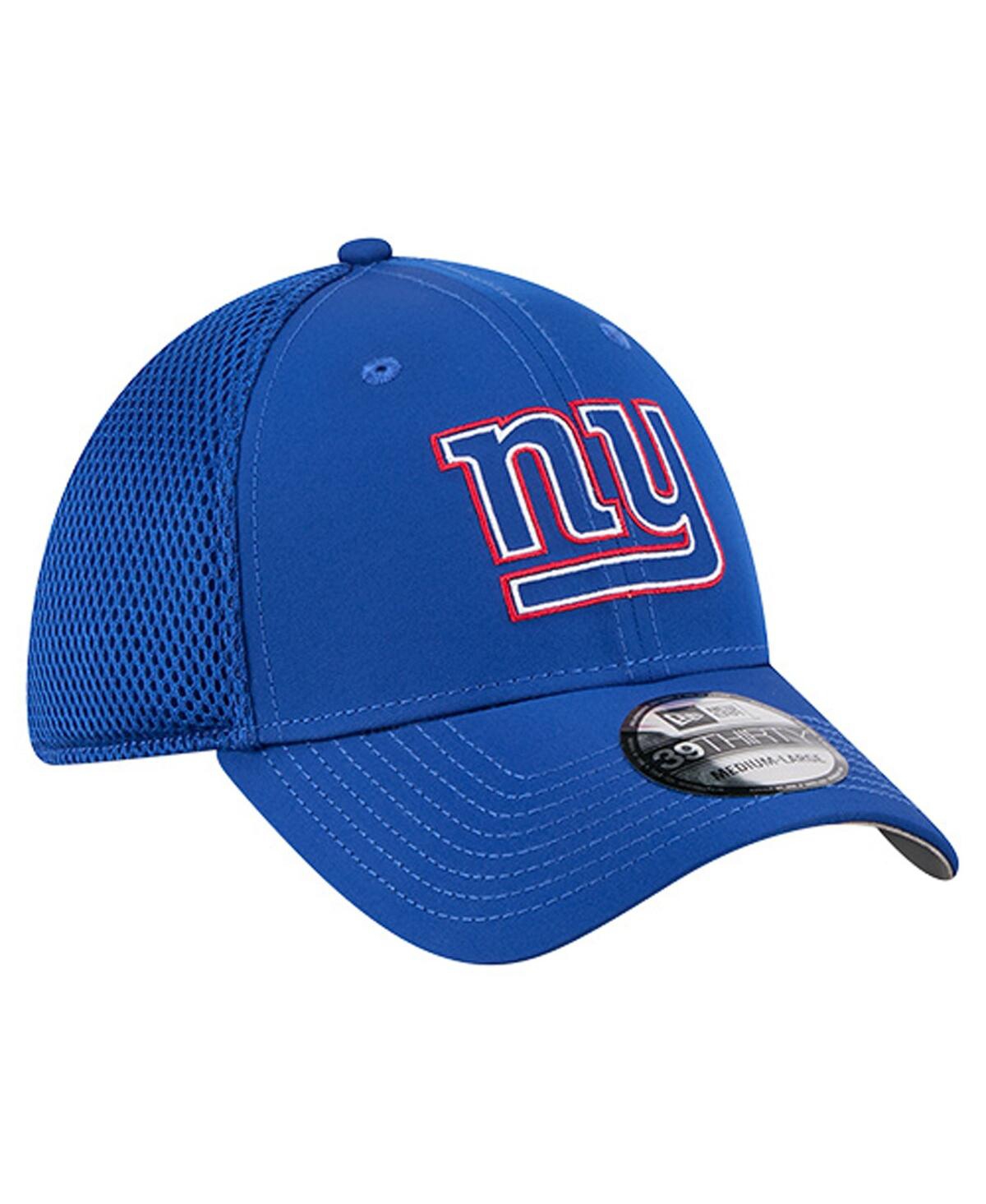 New Era Men's Royal New York Giants Outline 39THIRTY Flex Hat