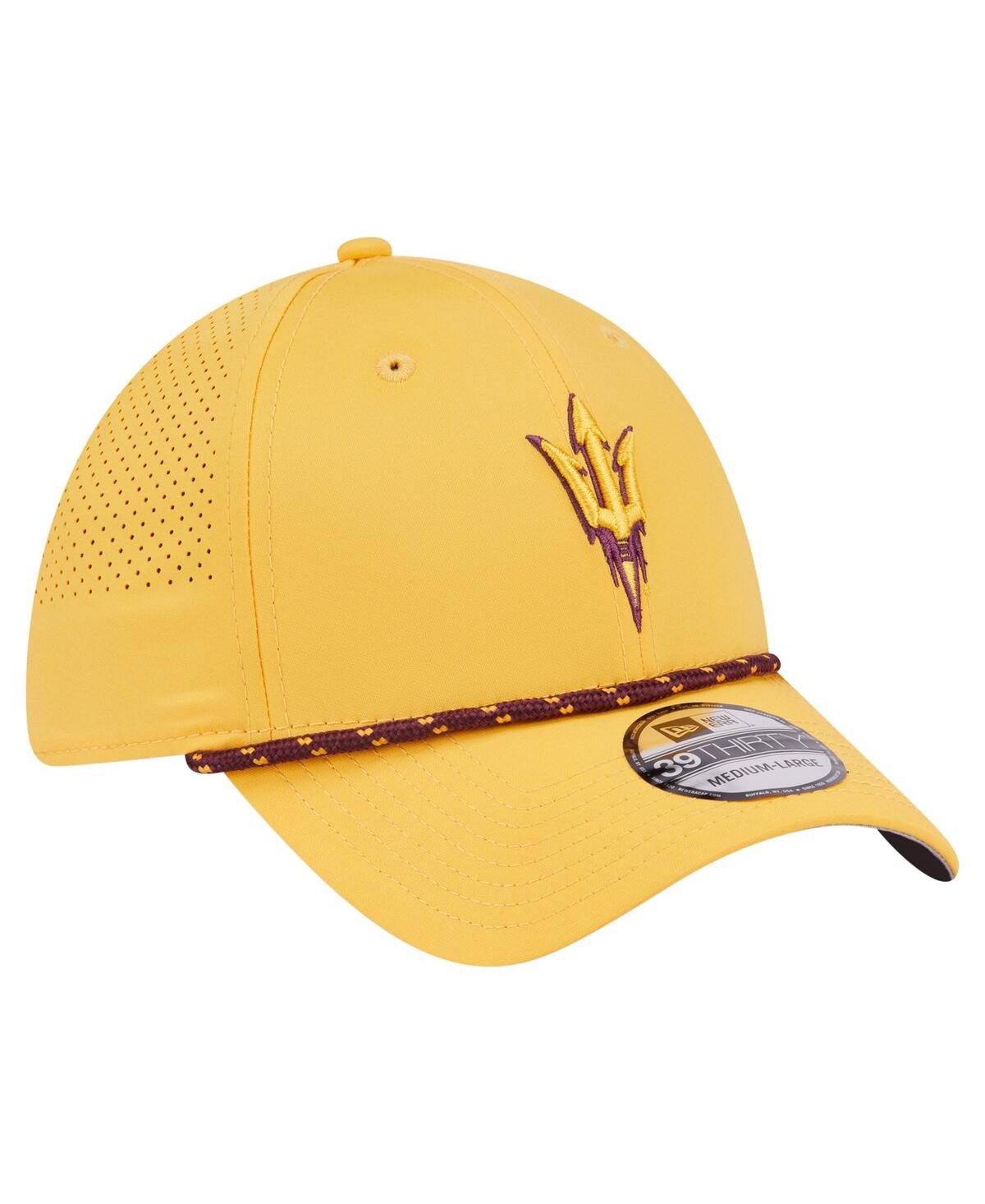 New Era Men'sâ Gold Arizona State Sun Devils Rope 39thirty Flex Hat In Gold