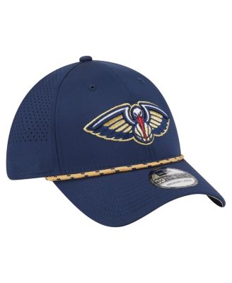 Men's Navy New Orleans Pelicans Featherweight Poly Rope Flex 39Thirty Hat