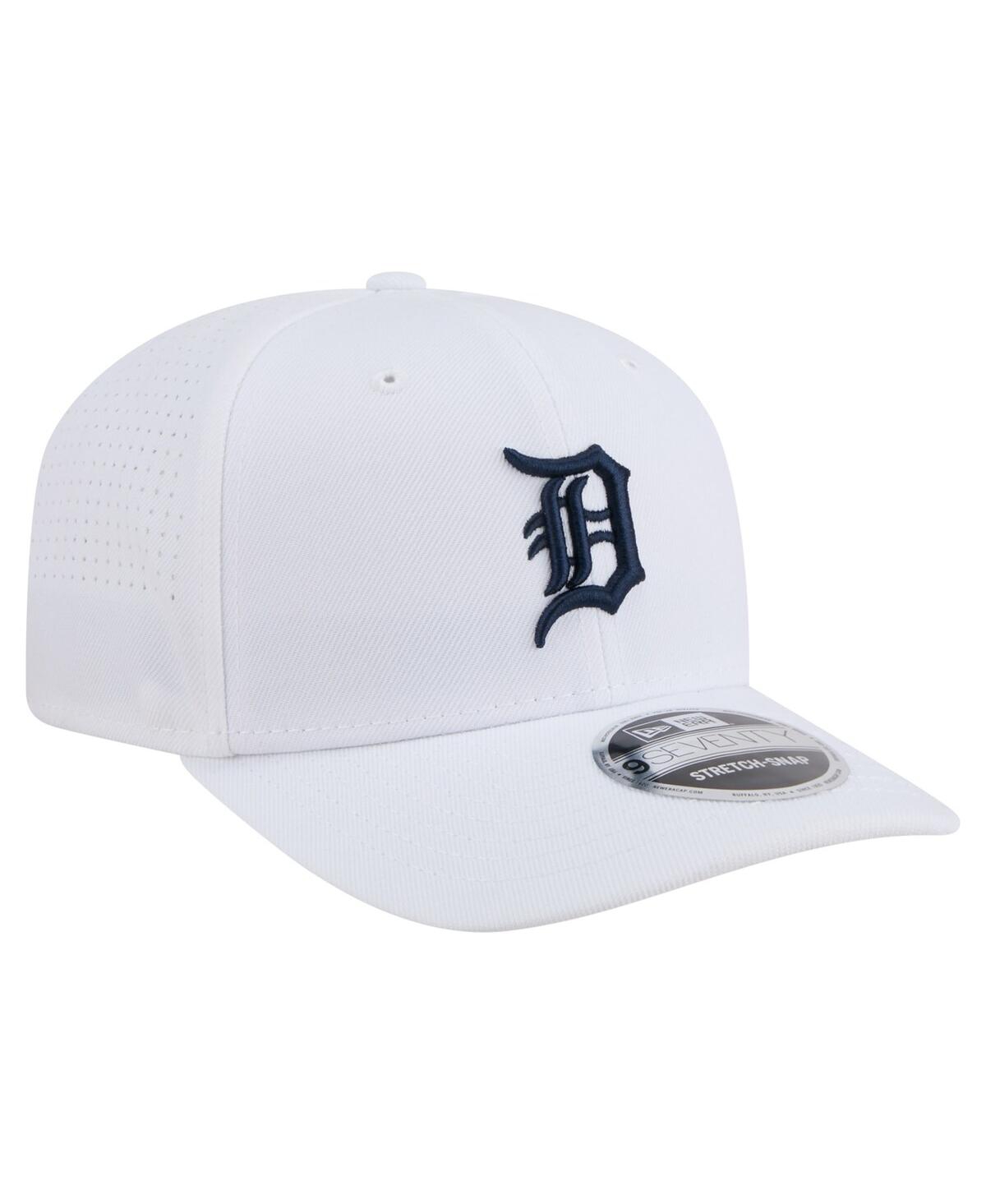 New Era Men's White Detroit Tigers Coolera 9seventy Adjustable Hat In White