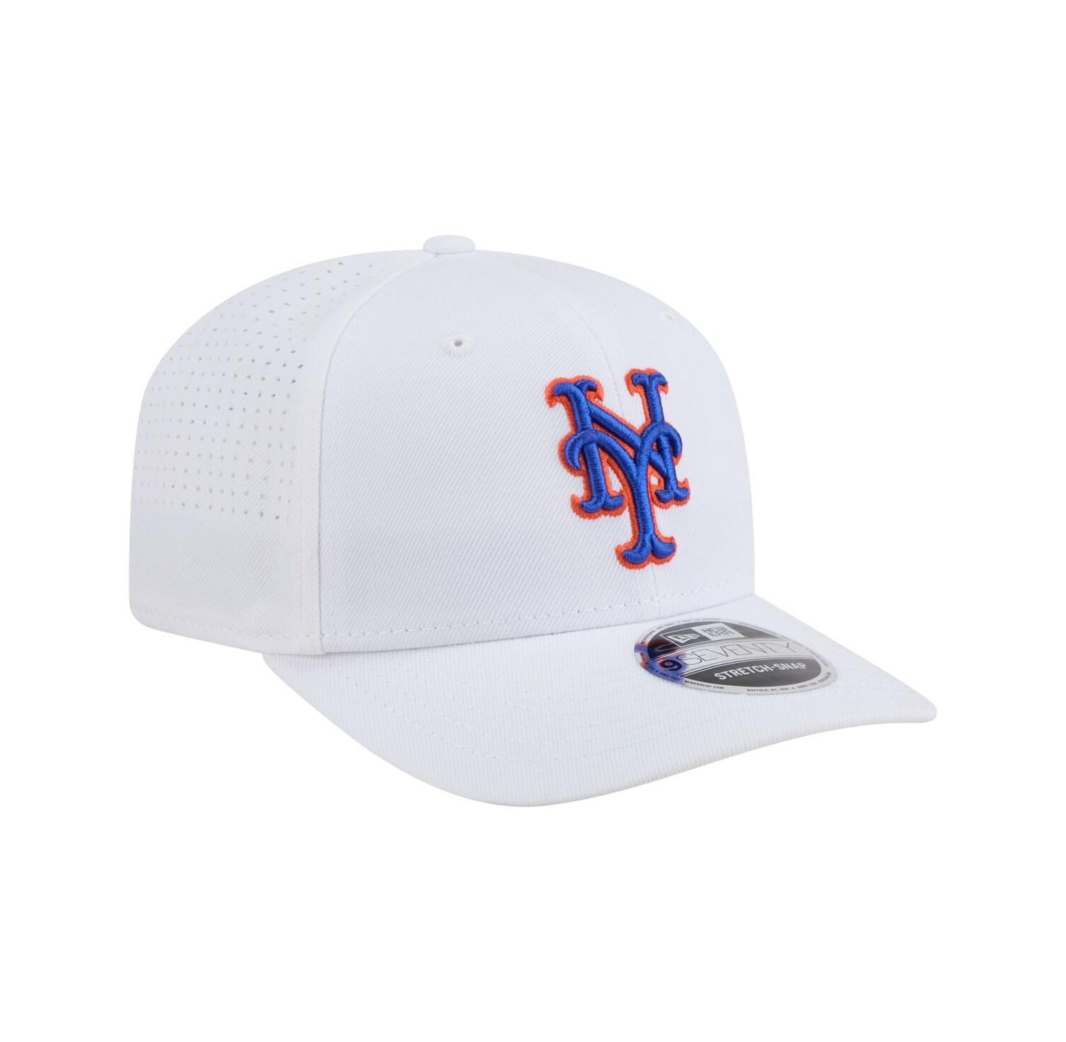 Men's White New York Mets COOLERA 9SEVENTY Adjustable Hat