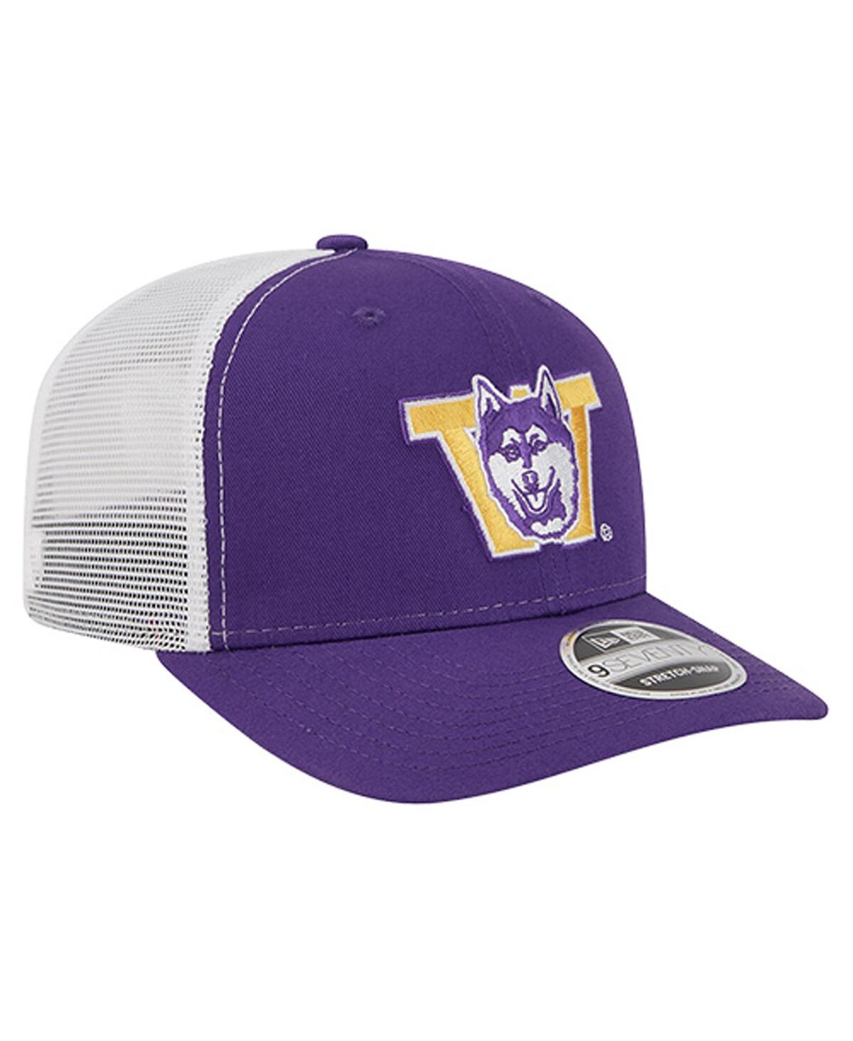 New Era Men's Purple Washington Huskies Team 9SEVENTY Coolera Trucker Adjustable Hat