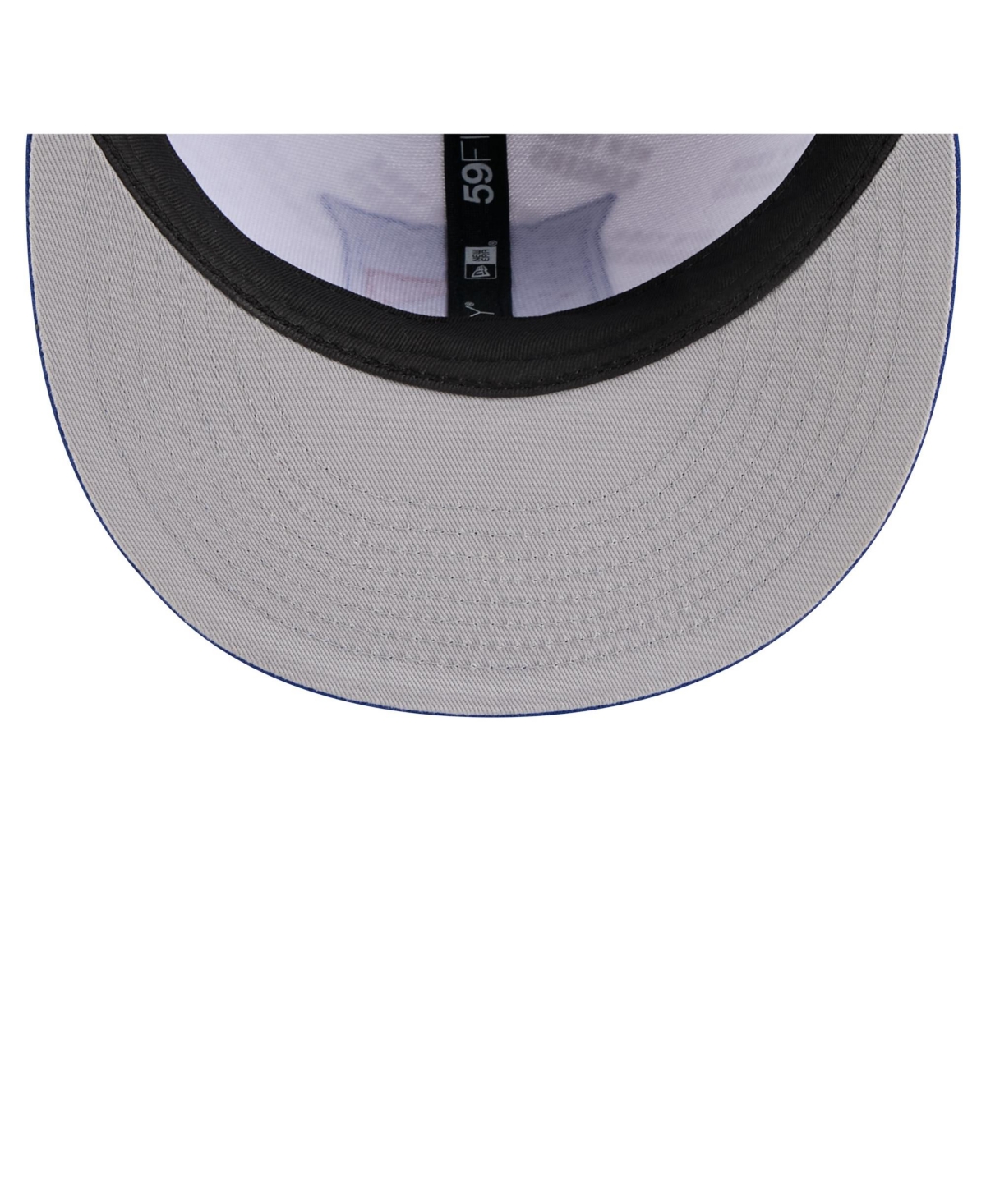 New Era Men's White/Blue York Rangers Repeat Two-Tone 59FIFTY Fitted Hat