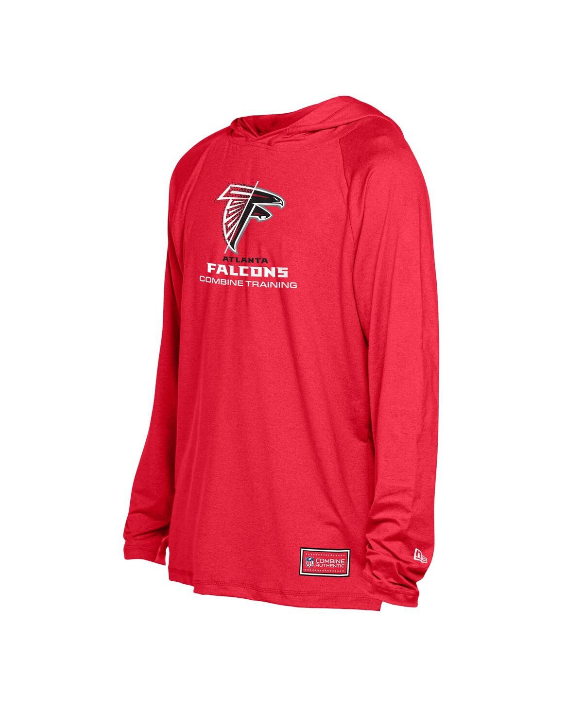 New Era Men's Red Atlanta Falcons Functional Fandom Hoodie In Red
