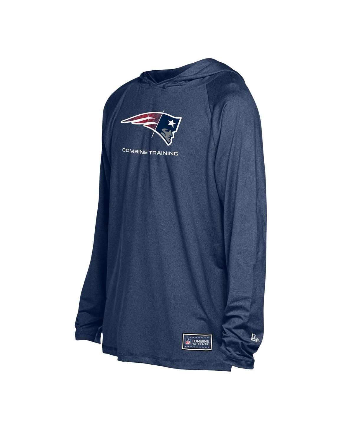 New Era Men's Navy New England Patriots Functional Fandom Hoodie In Blue
