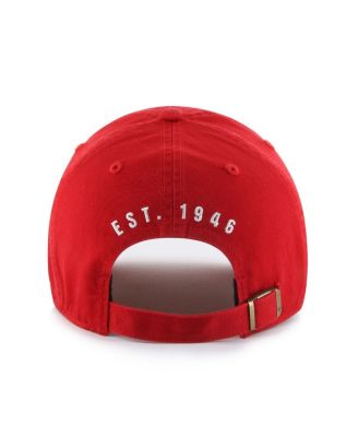 Men's Scarlet San Francisco 49ers Hard Hat Clean Up Adjustable Hat