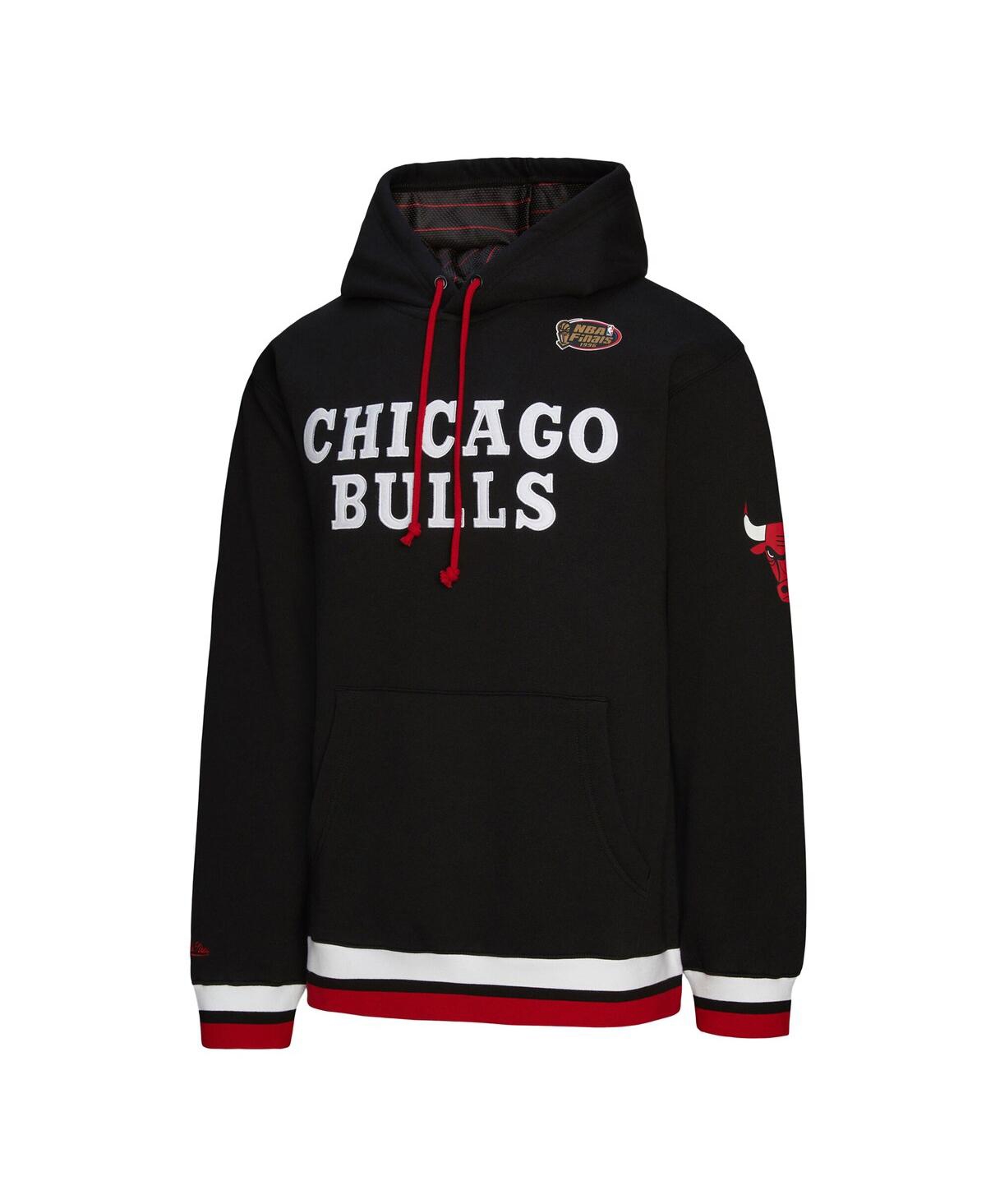 Mitchell & Ness Men's and Women's Black Chicago Bulls Vintage Heavyweight Hoodie