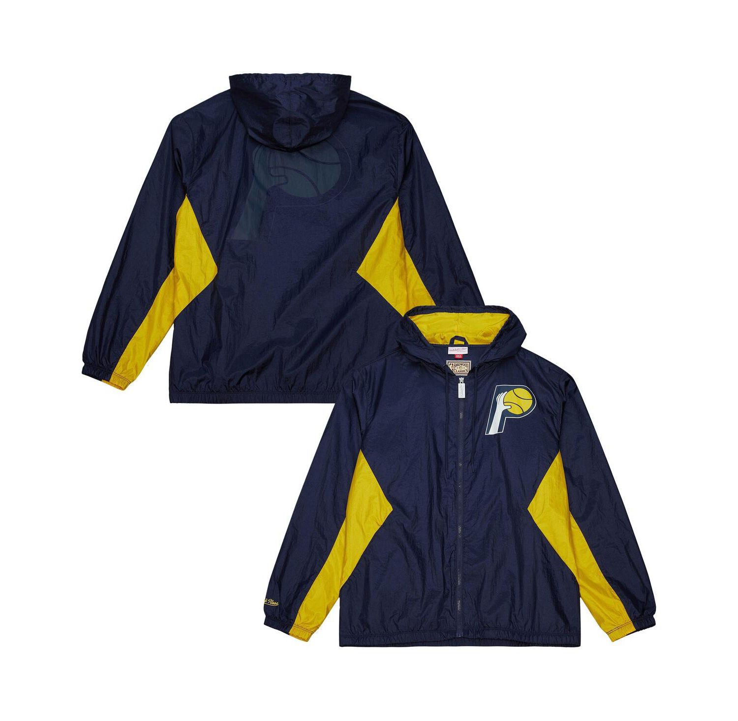 Men's Navy Indiana Pacers Playmaker Full-Zip Windbreaker Jacket
