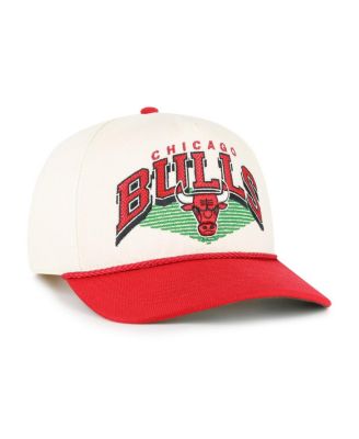 Men's Cream/Red Chicago Bulls Pomona Two-Tone Rope Hitch Adjustable Hat