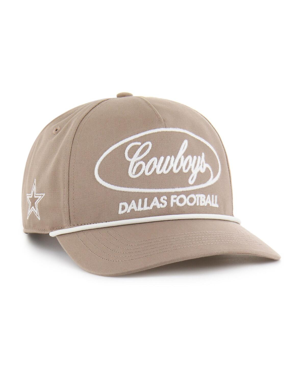47 Brand Men's Brown Dallas Cowboys Foundational Relaxed Hitch Adjustable Hat In Brown