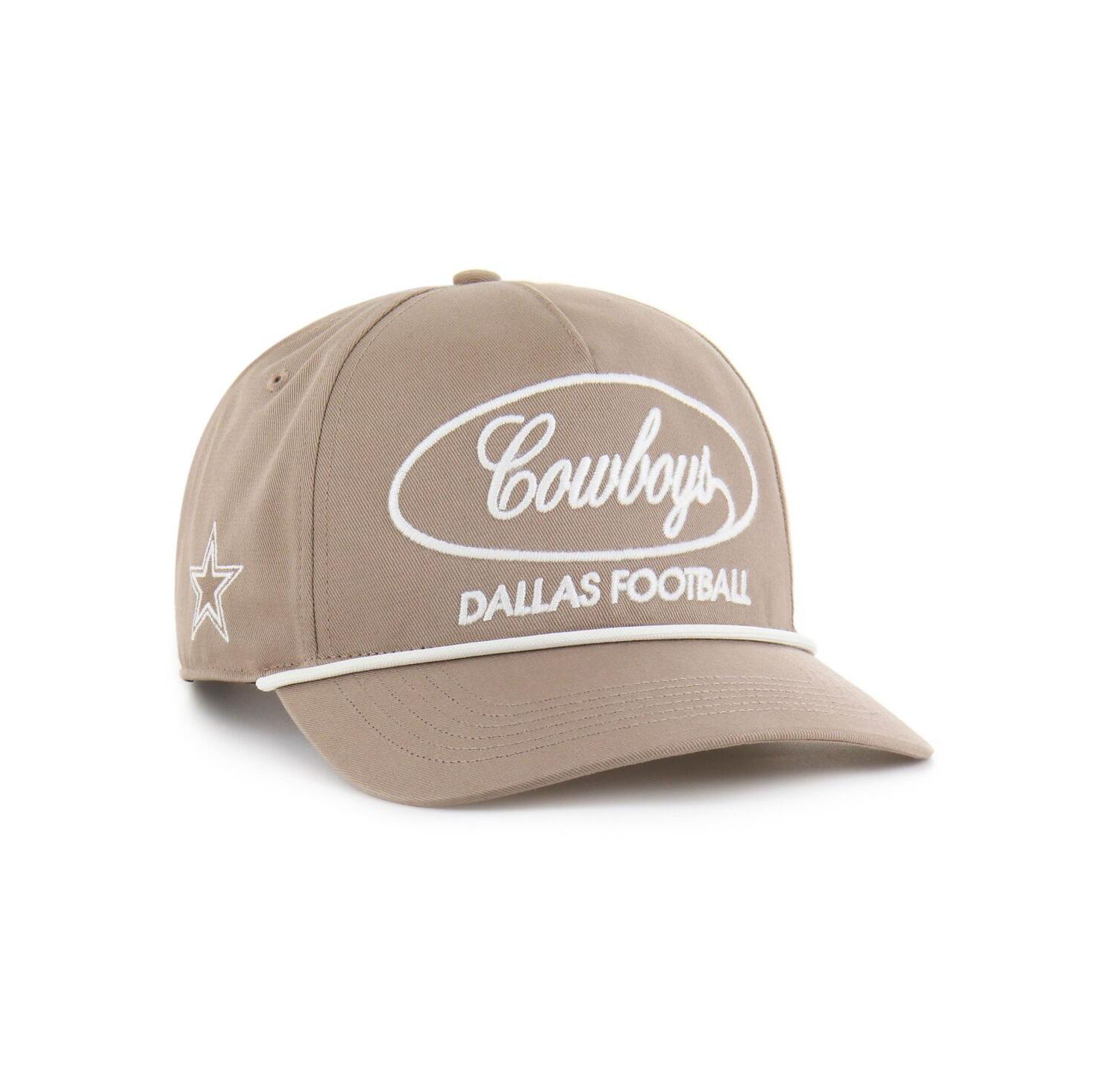 Men's Brown Dallas Cowboys Foundational Relaxed Hitch Adjustable Hat