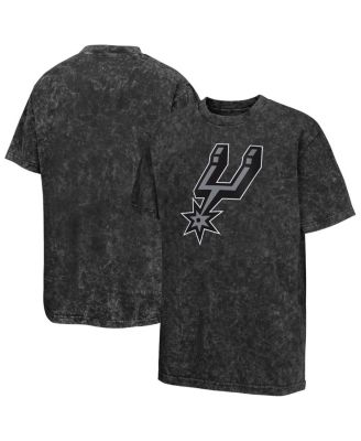 Outerstuff - Big Boys and Girls Black San Antonio Spurs Rugged Defense T-Shirt