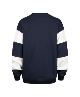 Women's Navy Pittsburgh Penguins Eephus Barred Pullover Sweatshirt