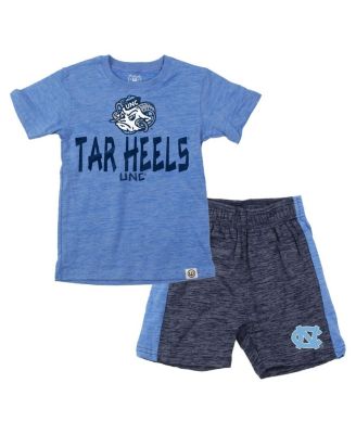 Wes & Willy - Toddler 2-Piece North Carolina Tar Heels Cloudy Yarn T-Shirt and Shorts Set
