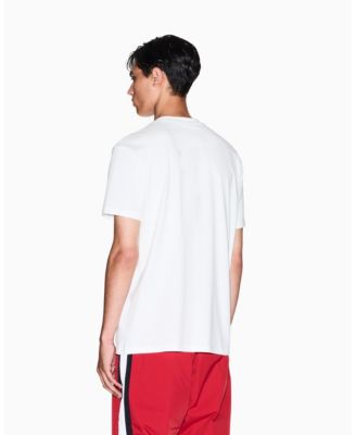 Men's Grid Box Logo Badge Graphic T-Shirt