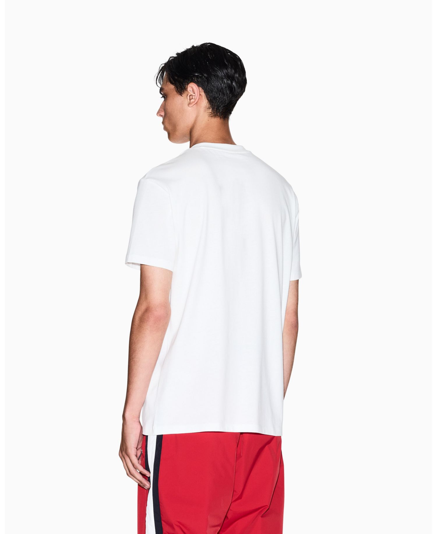 Men's Grid Box Logo Badge Graphic T-Shirt