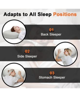 Memory Foam Sleep Pillow Orthopedic Contour Cervical Neck Support