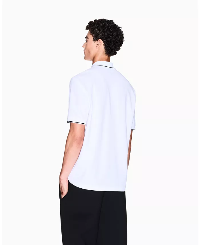 Men's Night Lab Short Sleeve Mercerized Cotton Pique Polo Shirt - thumbnail 4